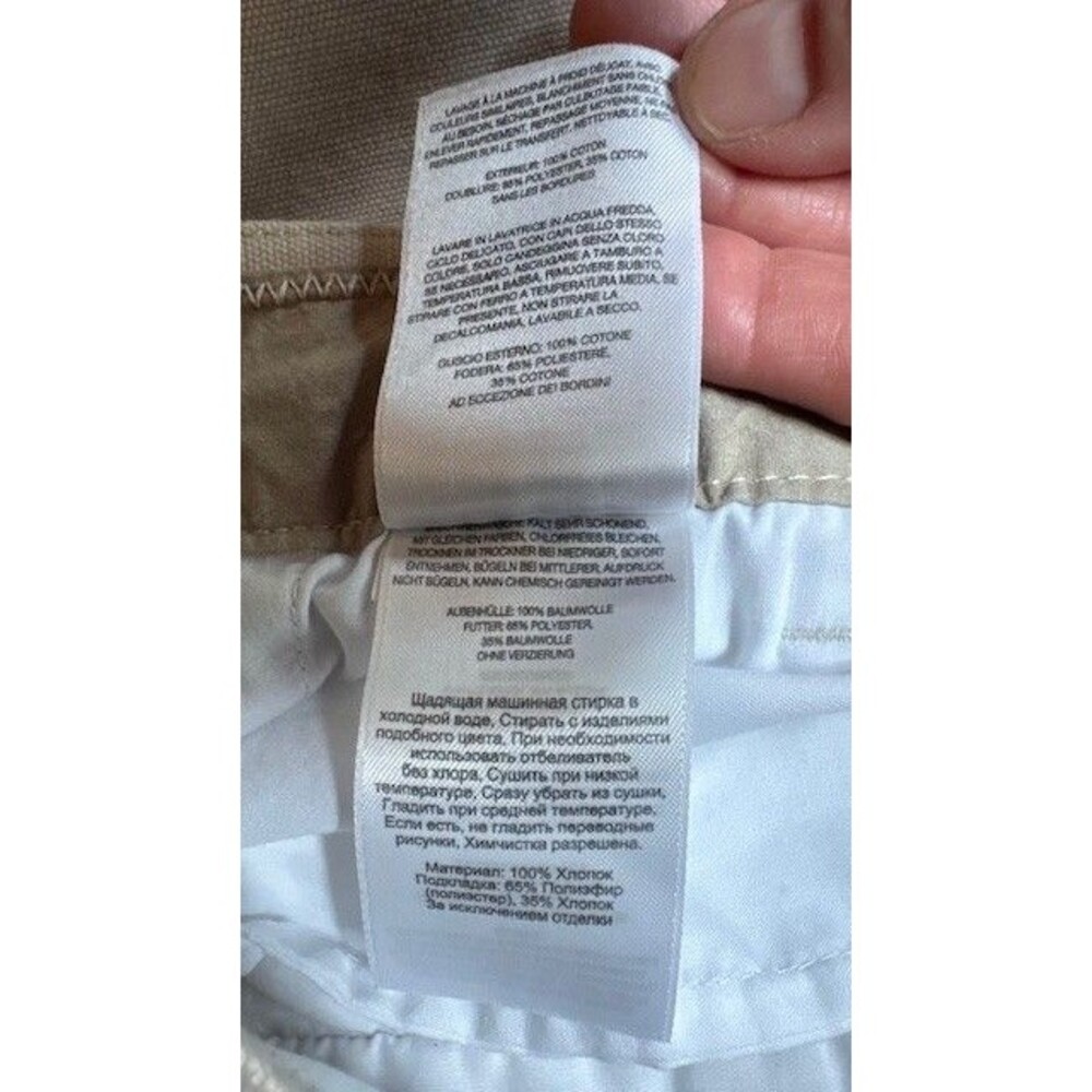 Columbia Mens 6 Pocket Pants Chino Canvas 44 X 34 Tan Outdoor Hiking - Picture 5 of 9